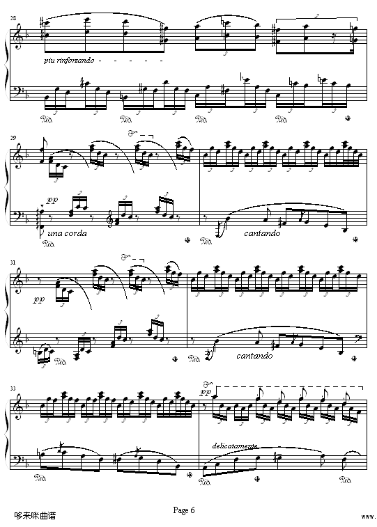 森林的呼啸-李斯特钢琴曲谱（图6）