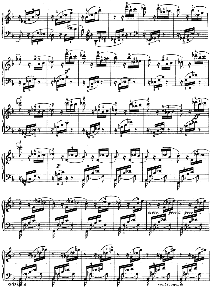 暴风雨-d小调第十七钢琴奏鸣曲 - Op.31—2-贝多芬钢琴曲谱（图15）