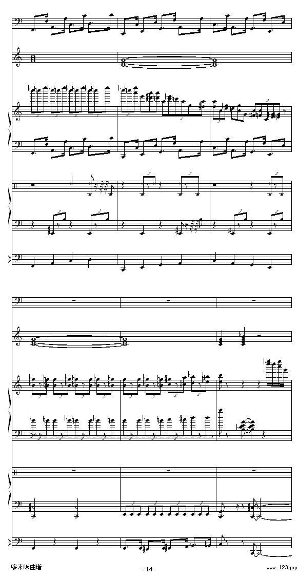 回忆的旋律-克莱德曼钢琴曲谱（图14）