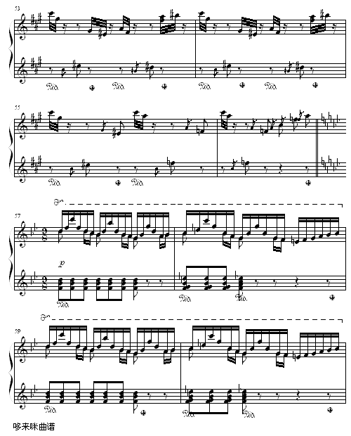 侏儒舞-李斯特钢琴曲谱（图6）