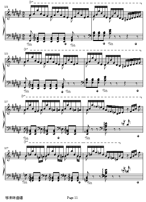 侏儒舞-李斯特钢琴曲谱（图11）