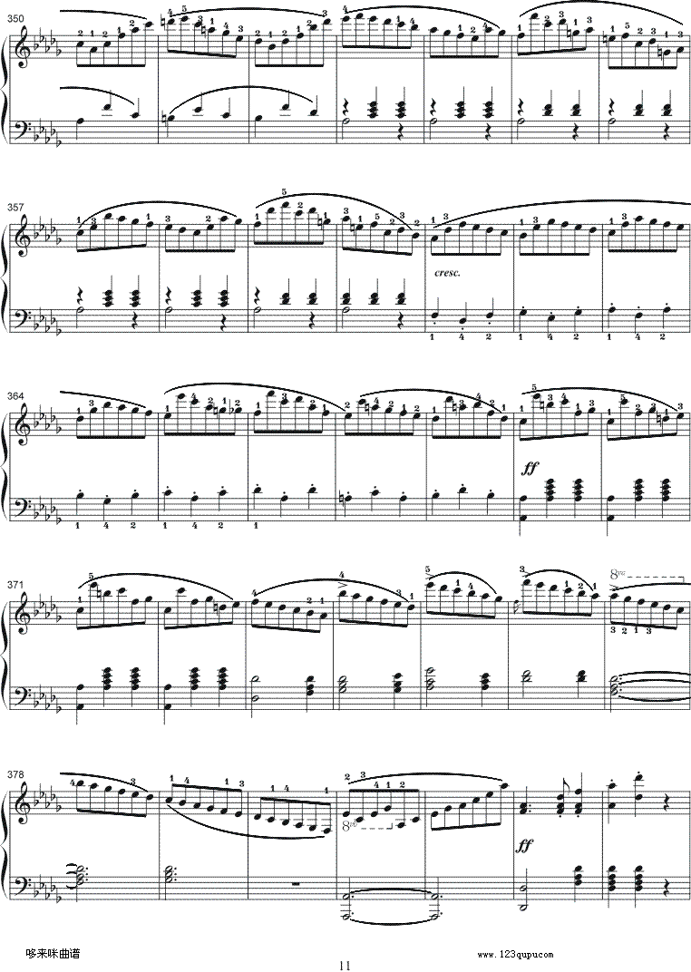 邀舞-韦伯钢琴曲谱（图11）