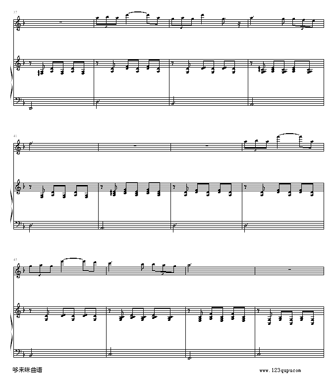 舒伯特小夜曲-舒伯特钢琴曲谱（图4）