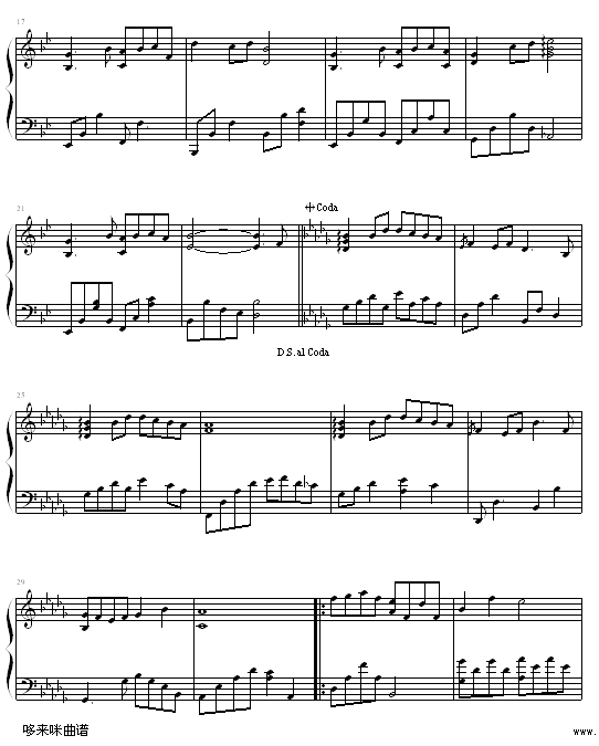 Snowdream-blueman版-班得瑞钢琴曲谱（图2）
