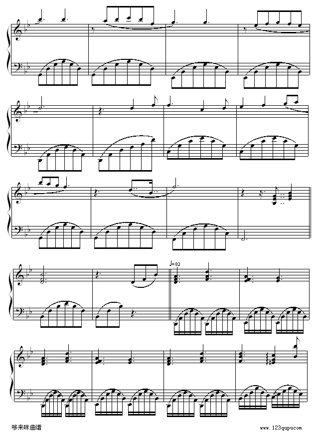 MEMORY-克莱德曼钢琴曲谱（图2）