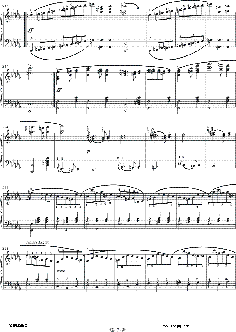 邀舞-韦伯钢琴曲谱（图7）