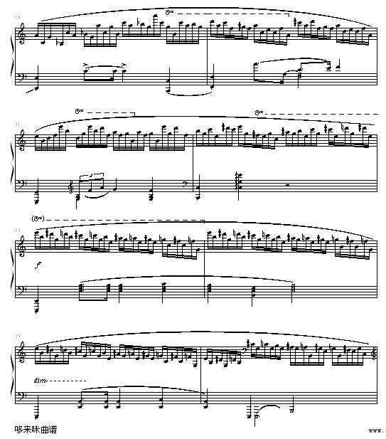 肖邦练习曲第２３首-（冬风）-肖邦钢琴曲谱（图3）