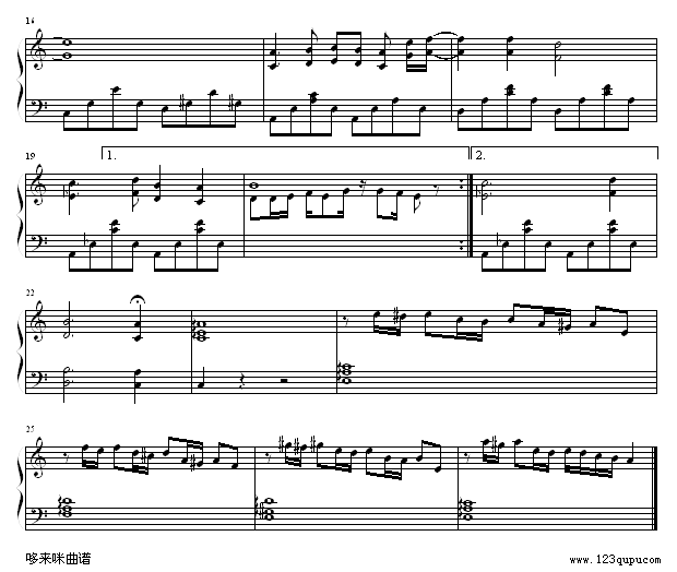 沙巴女王-清代皇帝制谱-劳伦特钢琴曲谱（图2）