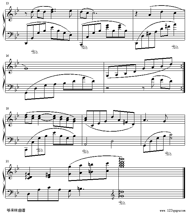 乡愁（思乡曲）-克莱德曼钢琴曲谱（图2）