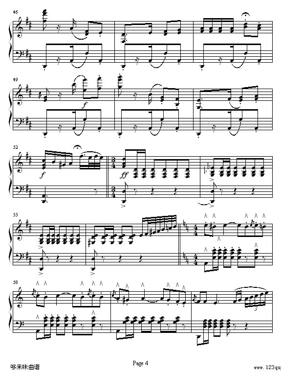 卡门-比才钢琴曲谱（图4）