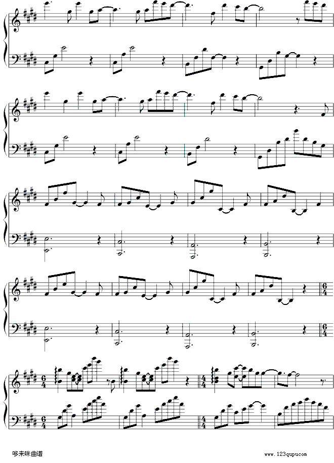 I Like Chopin修訂二版-克莱德曼钢琴曲谱（图2）