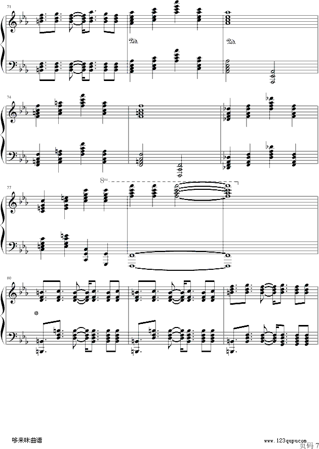 古巴-马克西姆钢琴曲谱（图7）