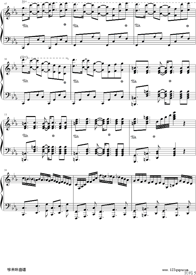 古巴-马克西姆钢琴曲谱（图5）