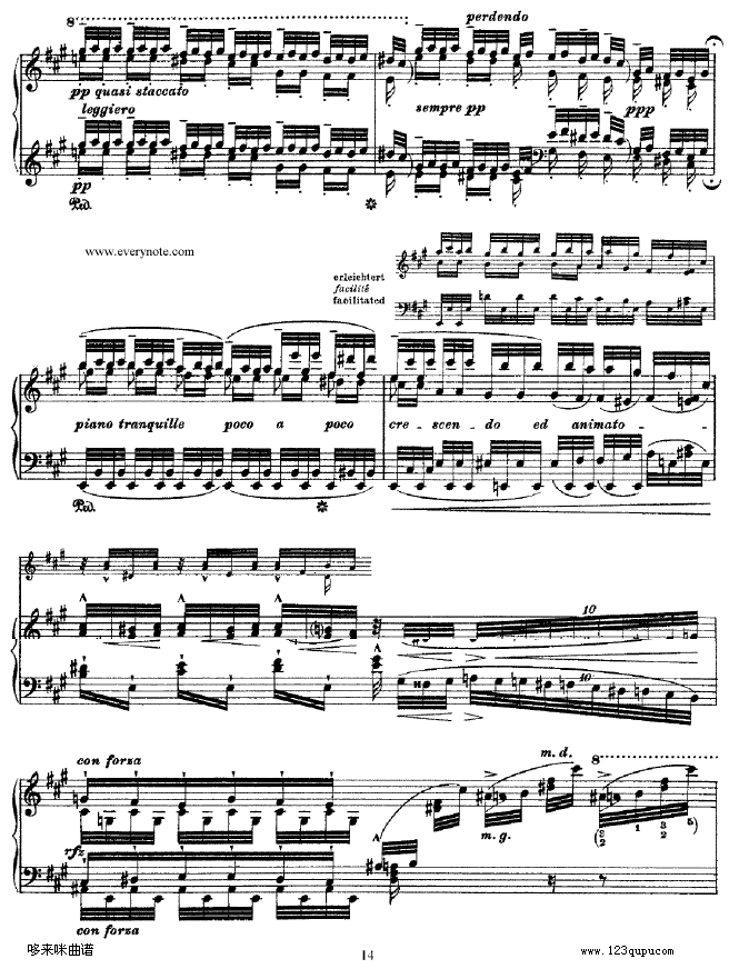钟声大幻想曲-李斯特钢琴曲谱（图14）