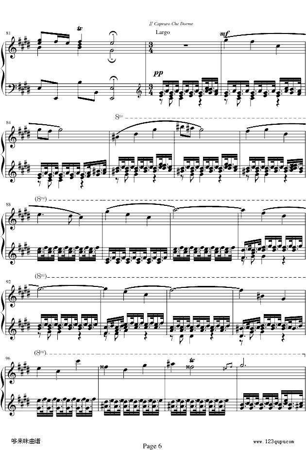 四季·春-维瓦尔第钢琴曲谱（图6）