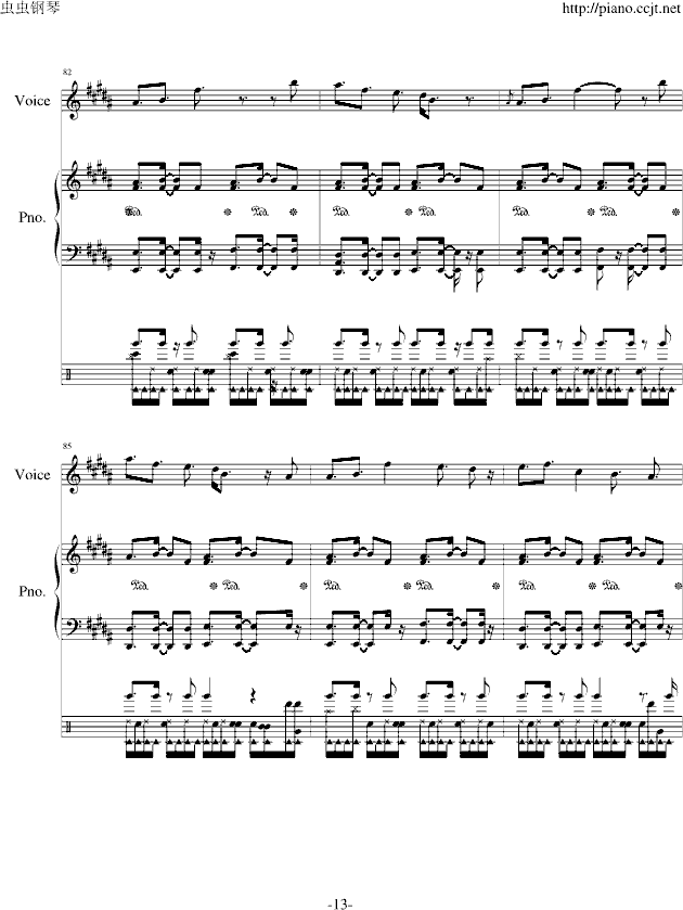 a thousAnd miles钢琴曲谱（图13）