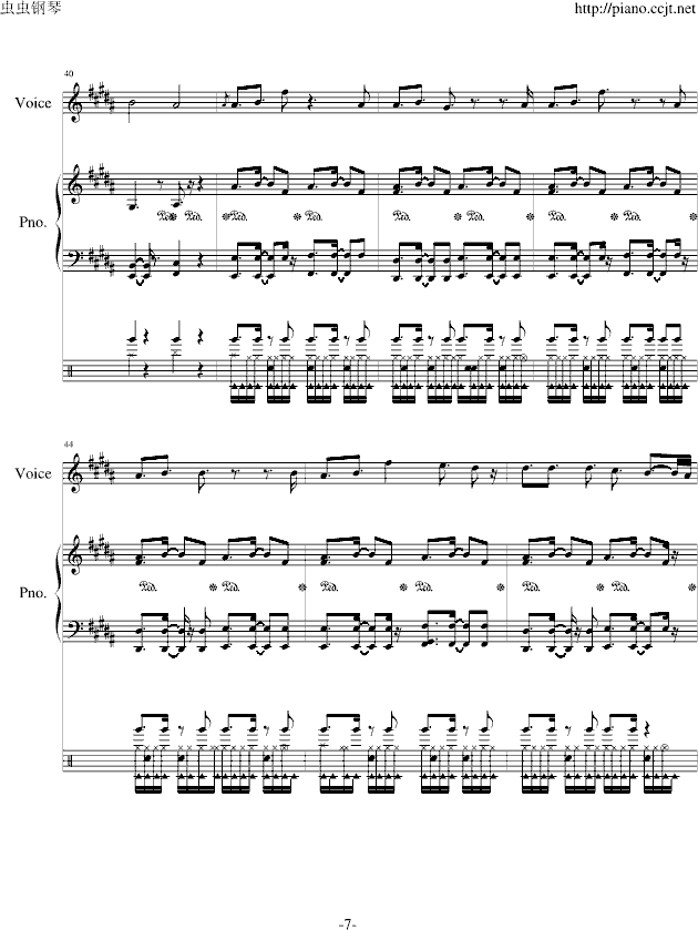 a thousAnd miles钢琴曲谱（图7）