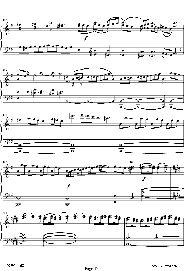 四季·春-维瓦尔第钢琴曲谱（图12）