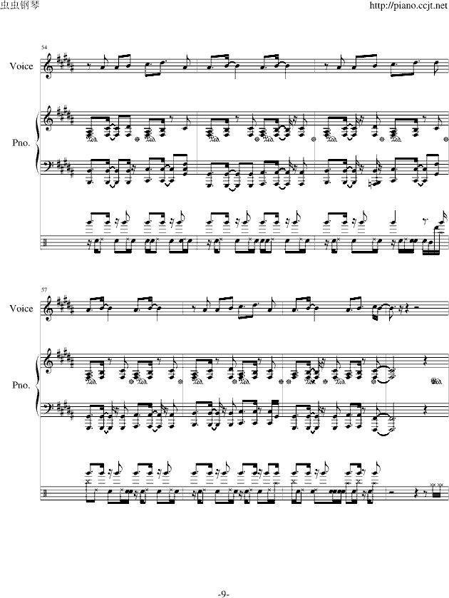 a thousAnd miles钢琴曲谱（图9）