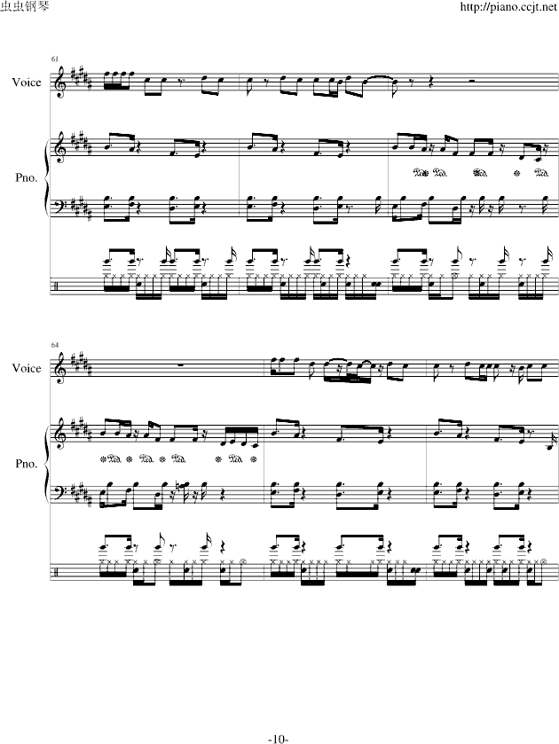 a thousAnd miles钢琴曲谱（图10）
