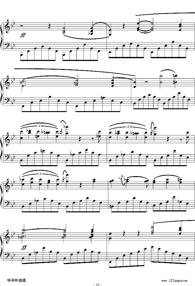 G小调叙事曲-肖邦钢琴曲谱（图7）