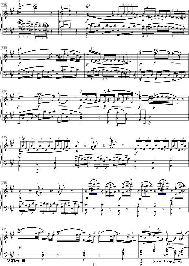 莫扎特D大调钢琴奏鸣曲K.284-莫扎特钢琴曲谱（图11）