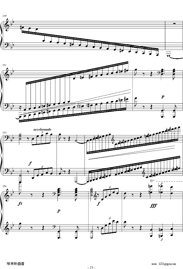 G小调叙事曲-肖邦钢琴曲谱（图23）