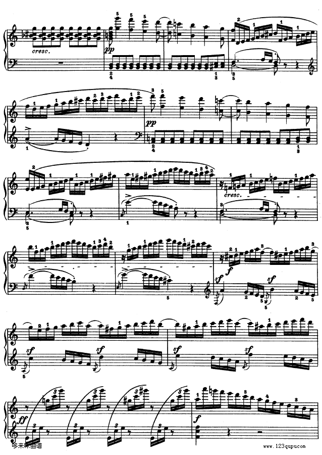 第二十一钢琴奏鸣曲-（Op.53）-贝多芬钢琴曲谱（图13）