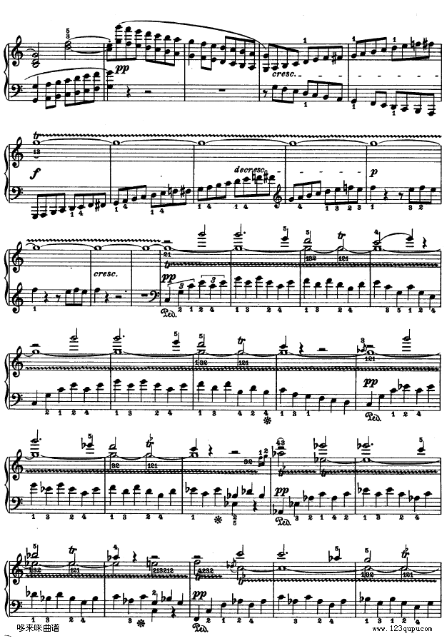 第二十一钢琴奏鸣曲-（Op.53）-贝多芬钢琴曲谱（图32）
