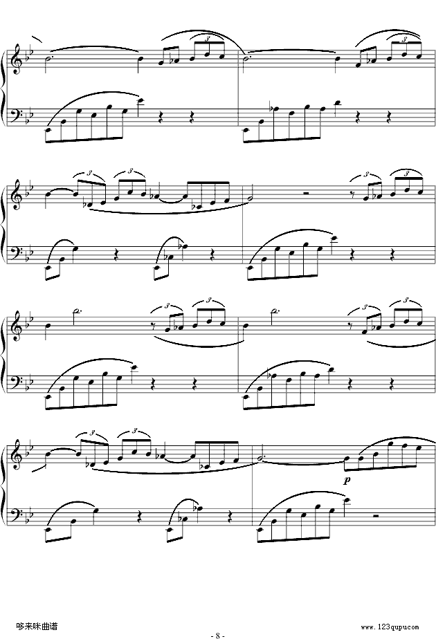 G小调叙事曲-肖邦钢琴曲谱（图8）