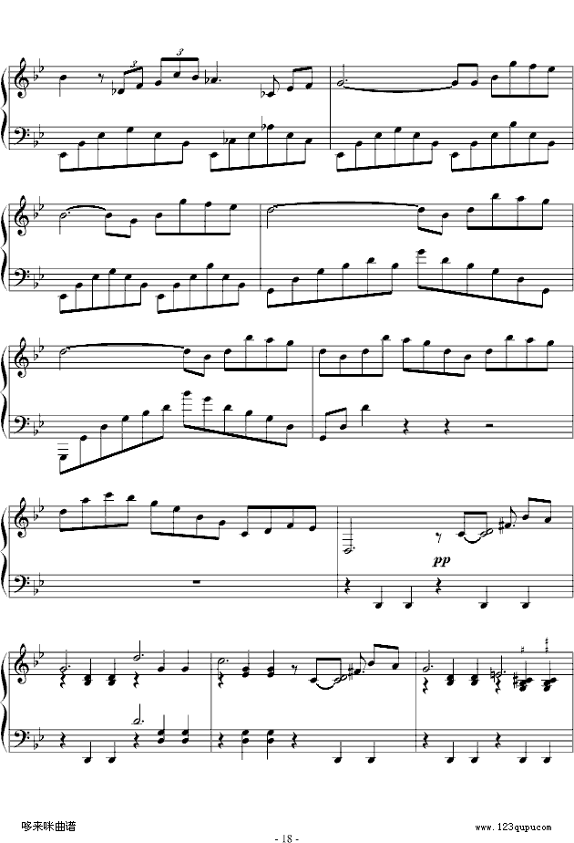 G小调叙事曲-肖邦钢琴曲谱（图18）