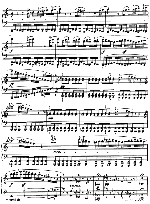 第二十一钢琴奏鸣曲-（Op.53）-贝多芬钢琴曲谱（图8）