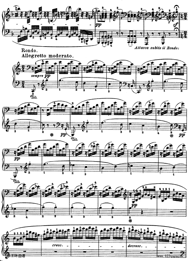 第二十一钢琴奏鸣曲-（Op.53）-贝多芬钢琴曲谱（图16）