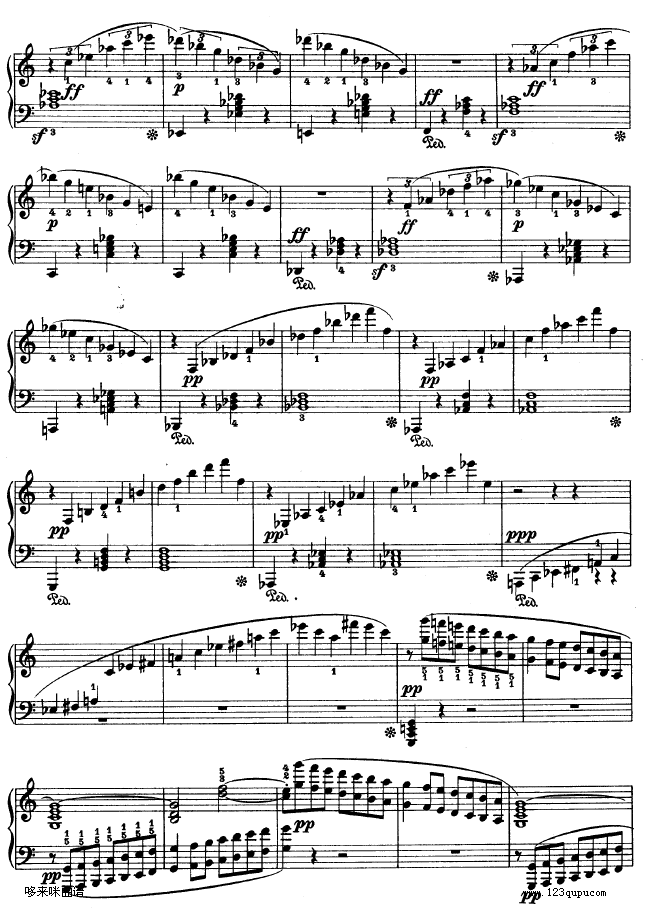 第二十一钢琴奏鸣曲-（Op.53）-贝多芬钢琴曲谱（图31）
