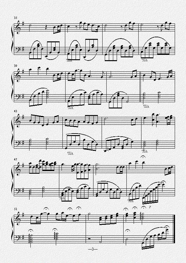 魔法城堡钢琴曲谱（图3）