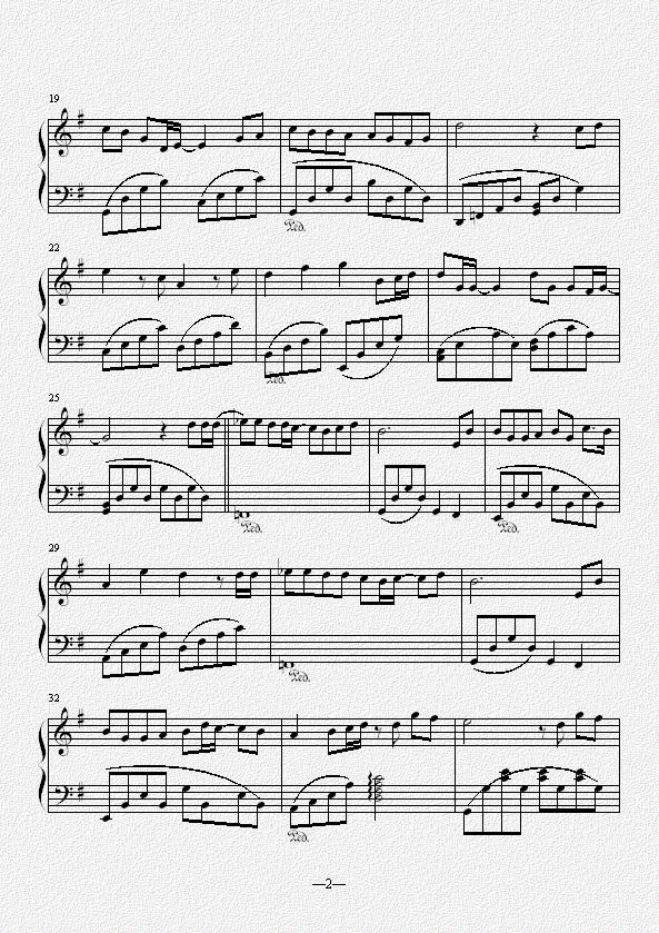 魔法城堡钢琴曲谱（图2）