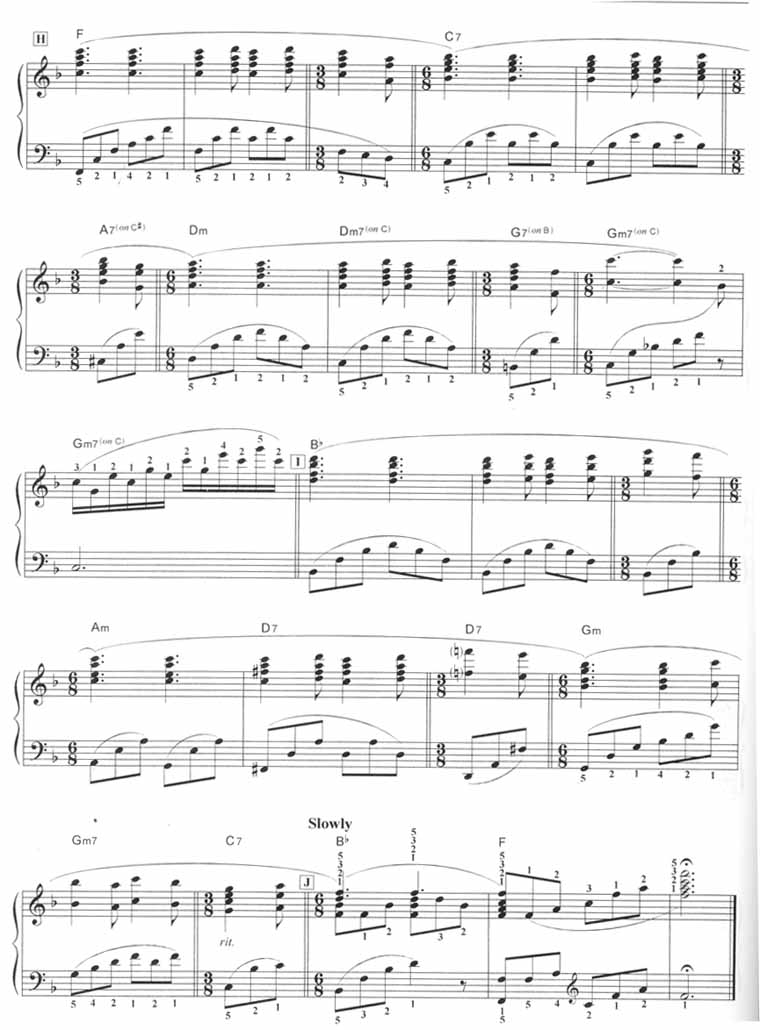 淡紫色的花束（五线谱版）[钢琴演奏乐谱]钢琴曲谱（图5）