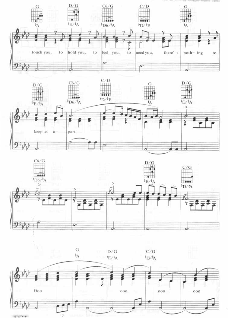 Three Times A Lady-莱昂内尔·里奇（线谱)钢琴曲谱（图4）