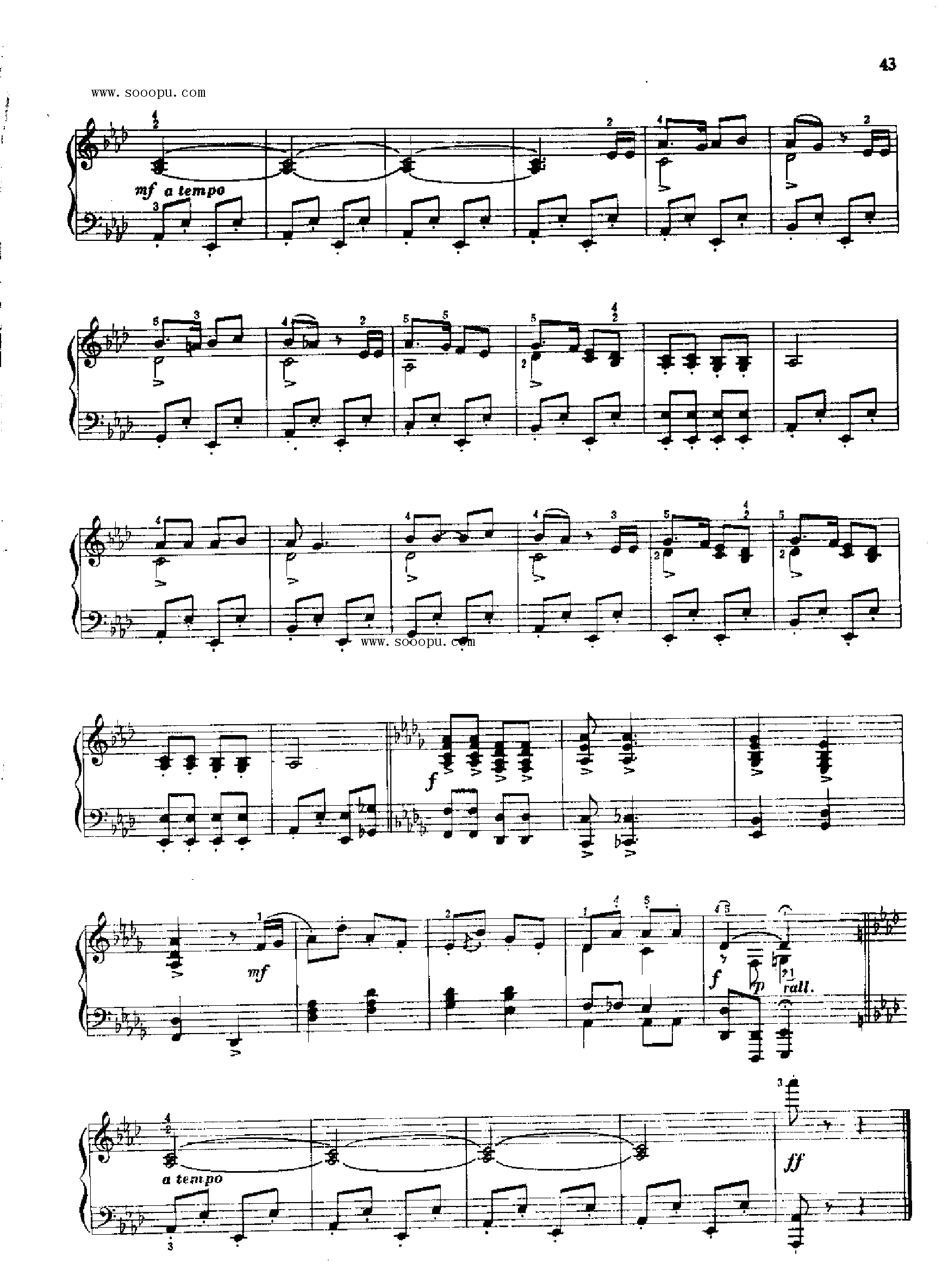 螃蟹 键盘类 钢琴钢琴曲谱（图2）