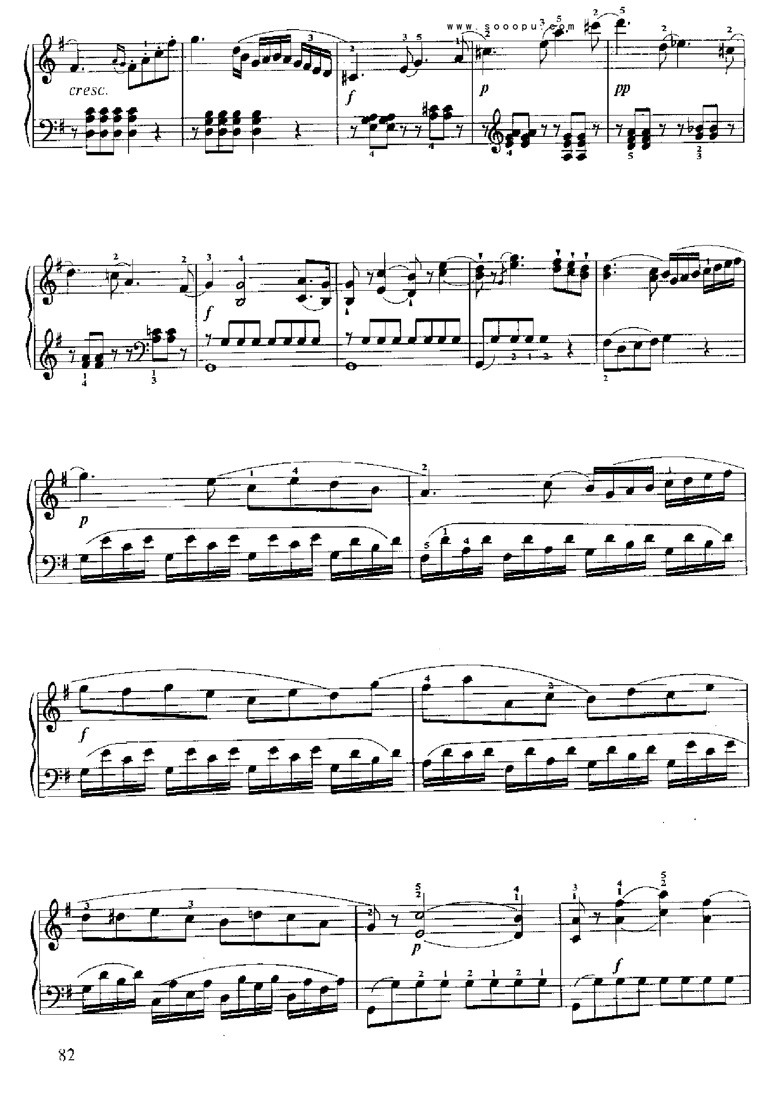 小奏鸣曲(11.) 键盘类 钢琴钢琴曲谱（图13）
