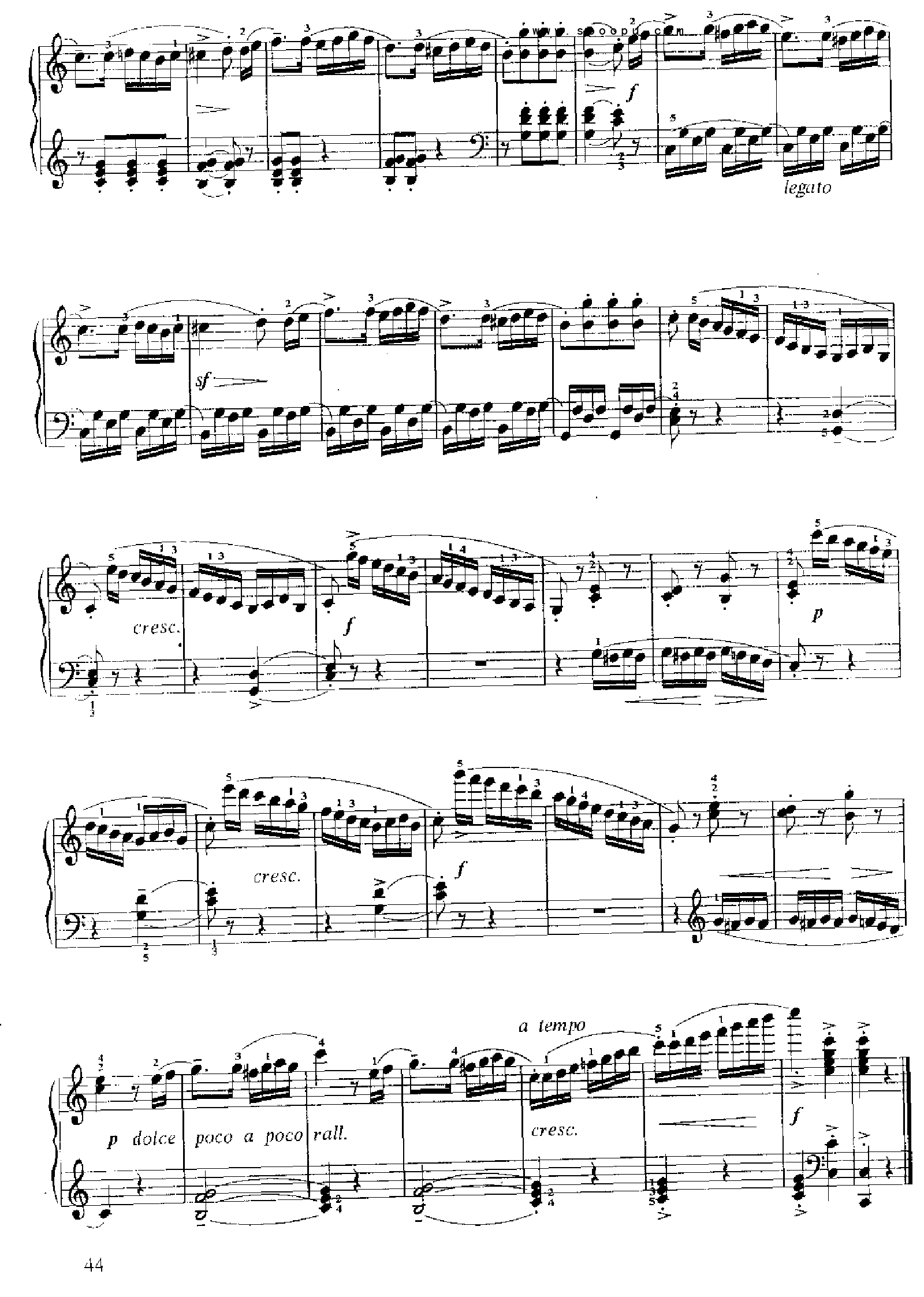 小奏鸣曲(Op.20 No.1) 键盘类 钢琴钢琴曲谱（图8）