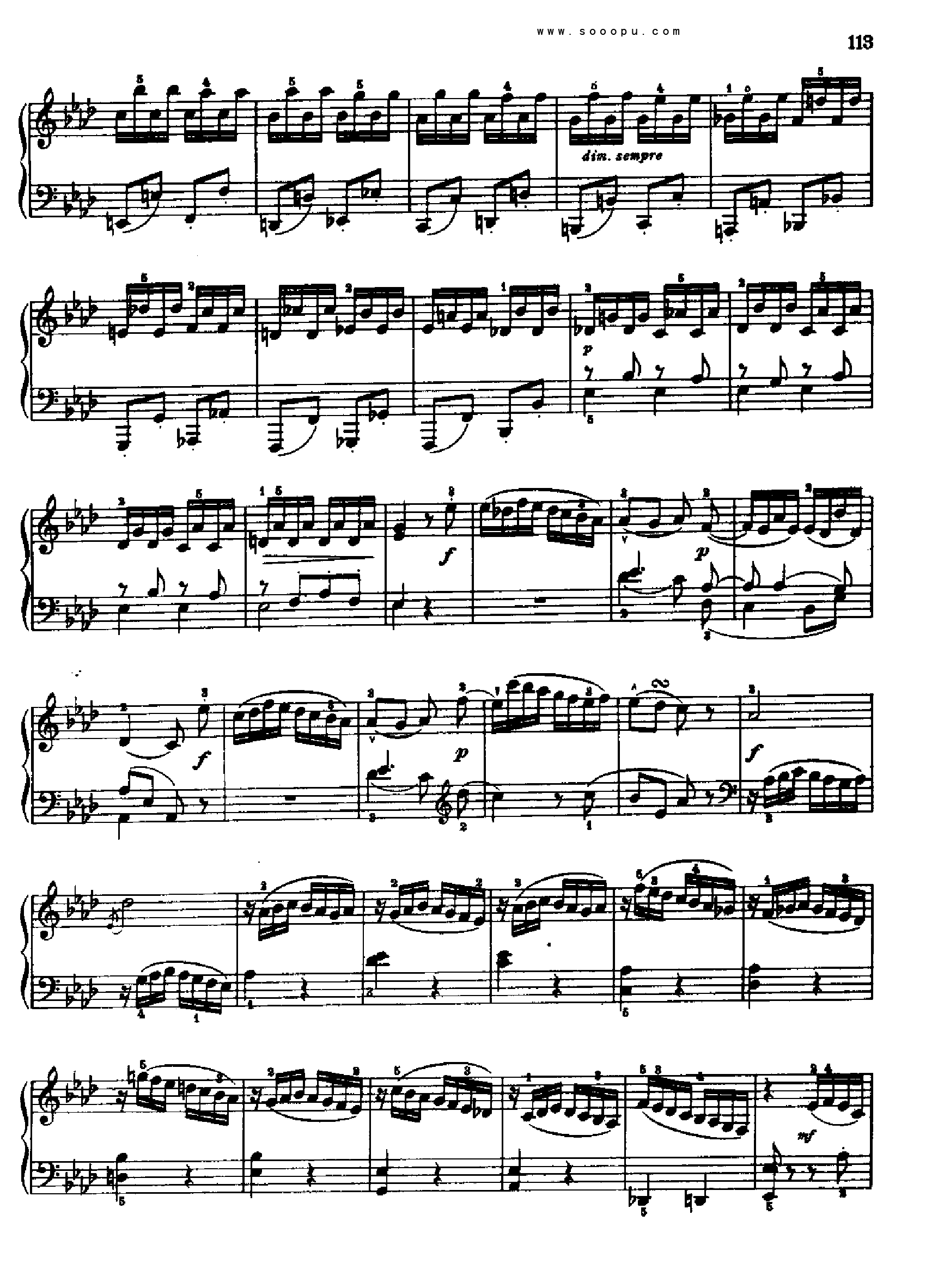 奏鸣曲十一1786年出版 键盘类 钢琴钢琴曲谱（图12）