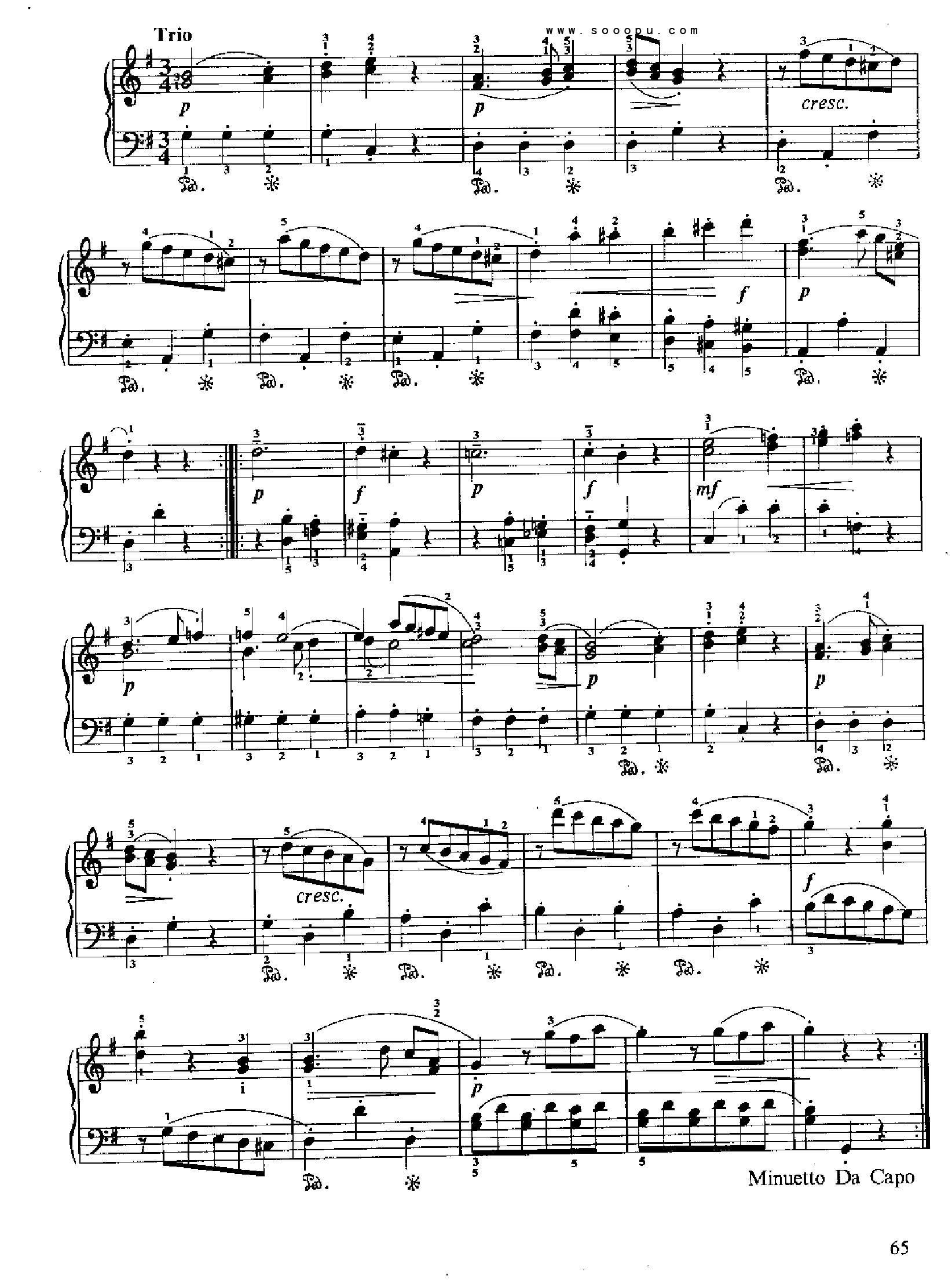小奏鸣曲(10.) 键盘类 钢琴钢琴曲谱（图4）