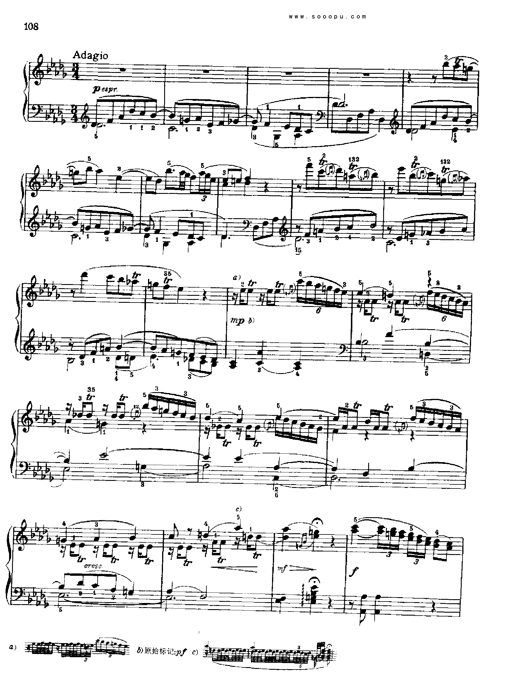 奏鸣曲十一1786年出版 键盘类 钢琴钢琴曲谱（图7）