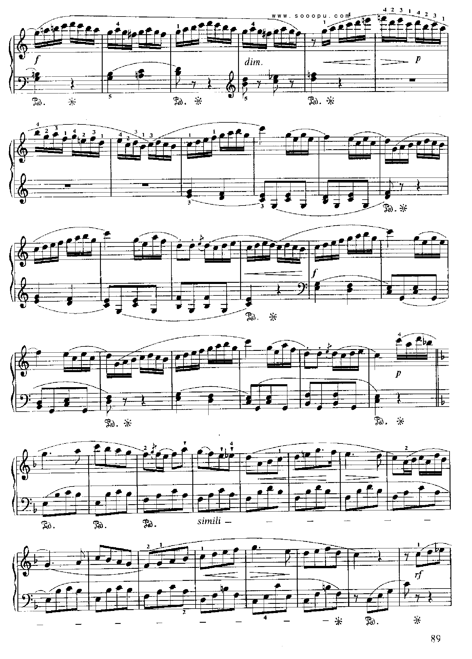 小奏鸣曲(Op.20 No.2) 键盘类 钢琴钢琴曲谱（图4）