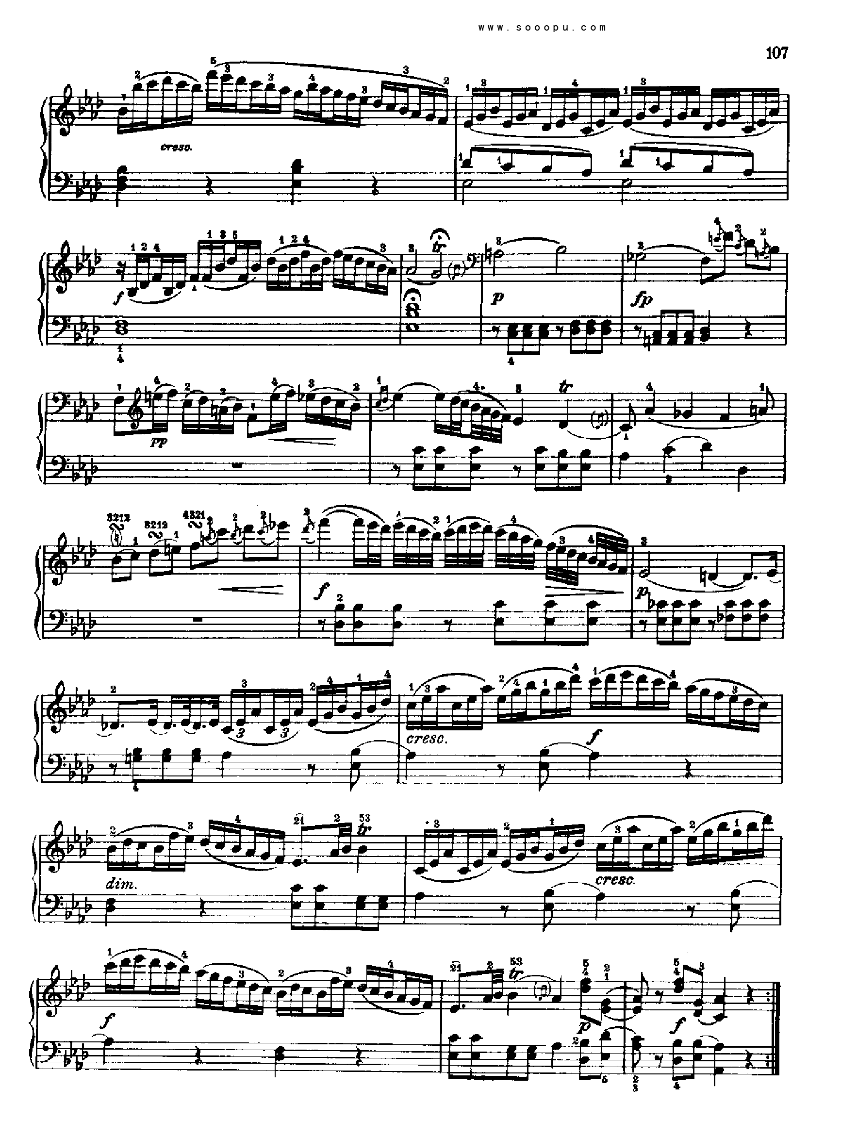 奏鸣曲十一1786年出版 键盘类 钢琴钢琴曲谱（图6）