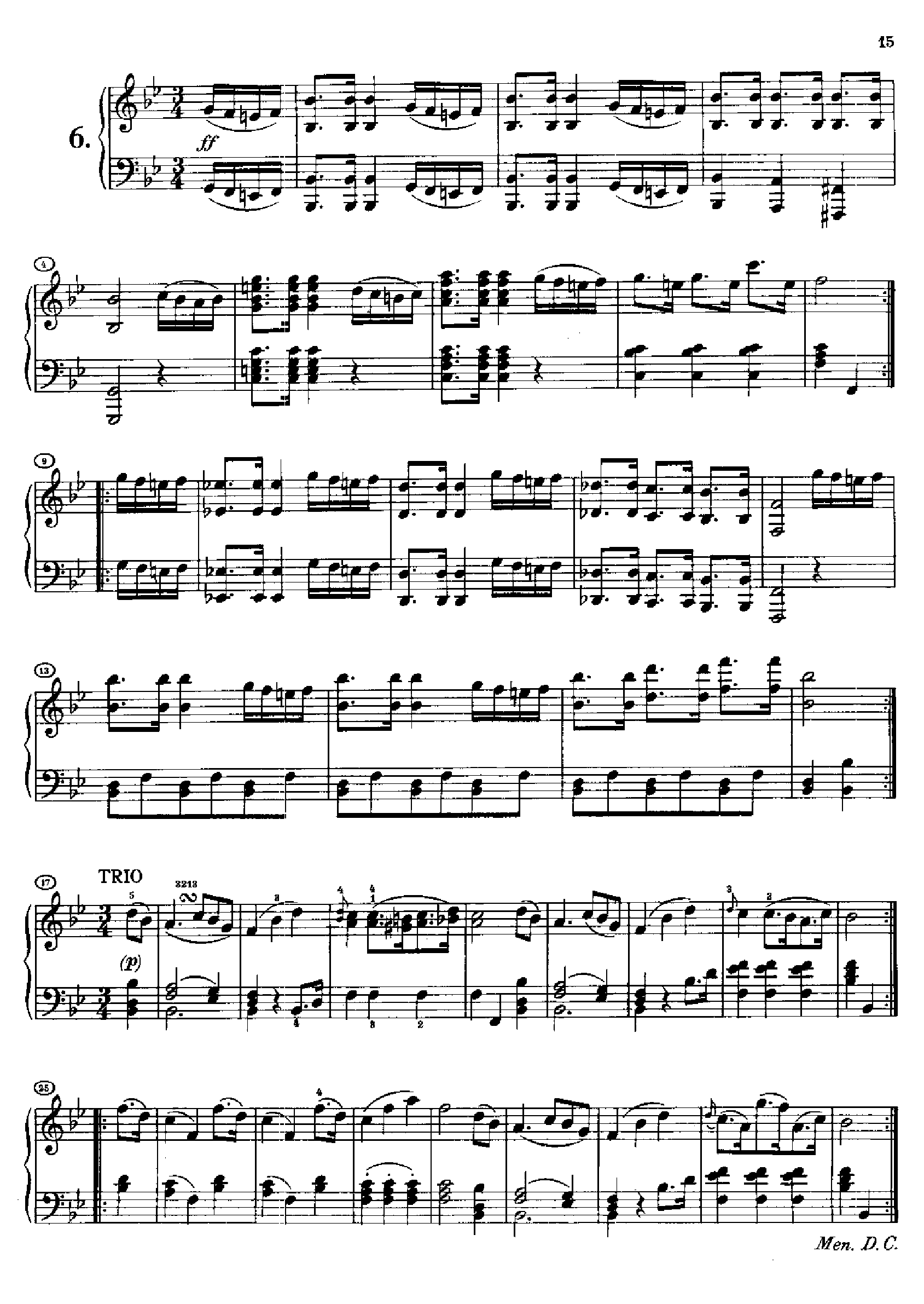 20首小步舞曲(1813年创作) 键盘类 钢琴钢琴曲谱（图6）