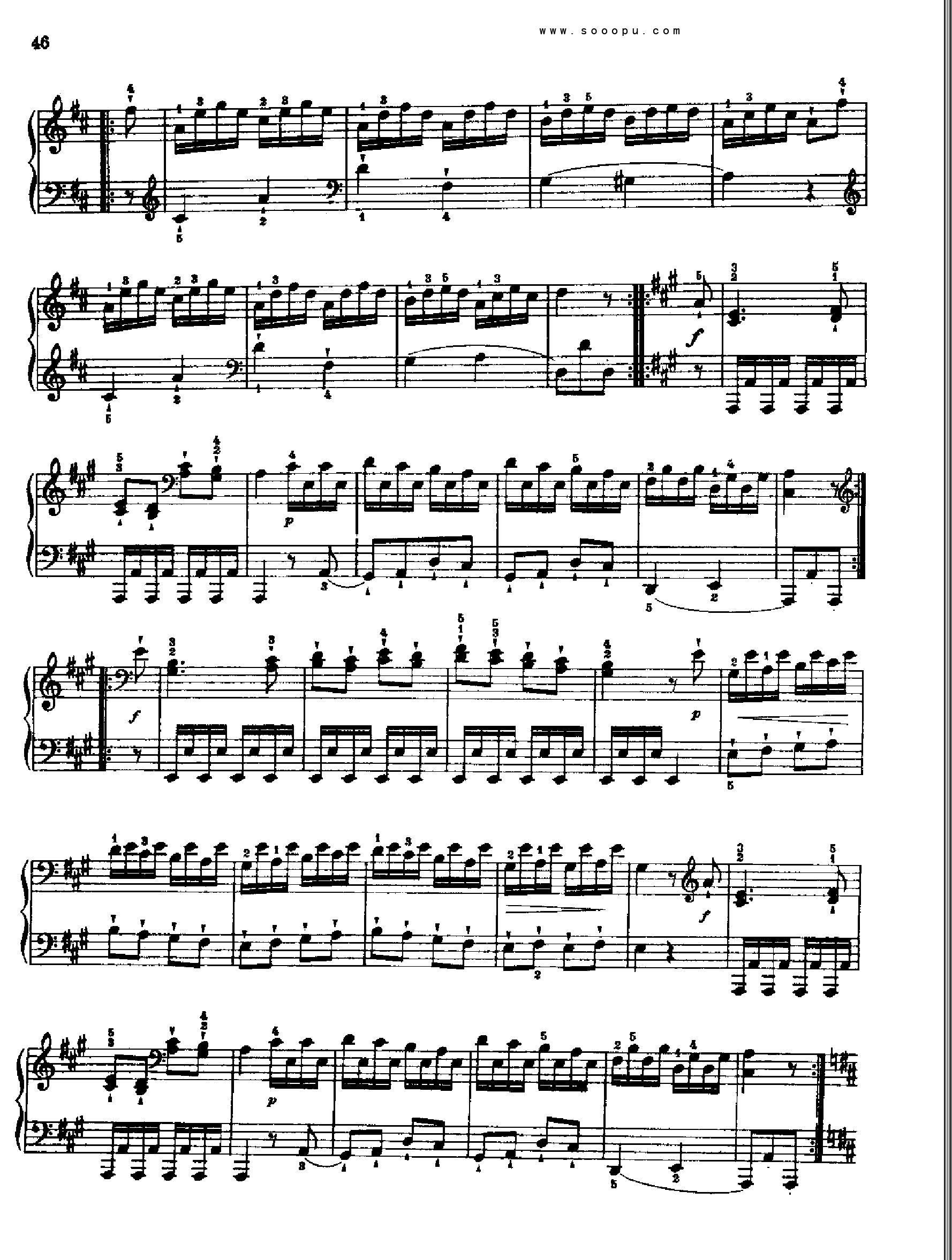 奏鸣曲 五1767 键盘类 钢琴钢琴曲谱（图12）