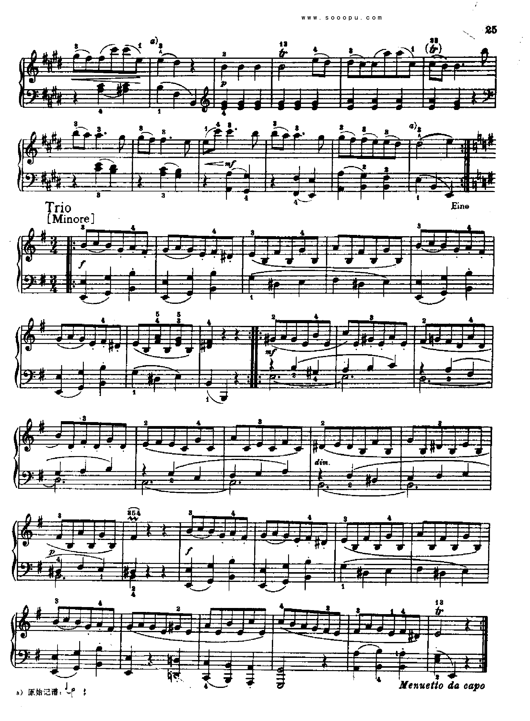 奏鸣曲三1767年出版 键盘类 钢琴钢琴曲谱（图4）