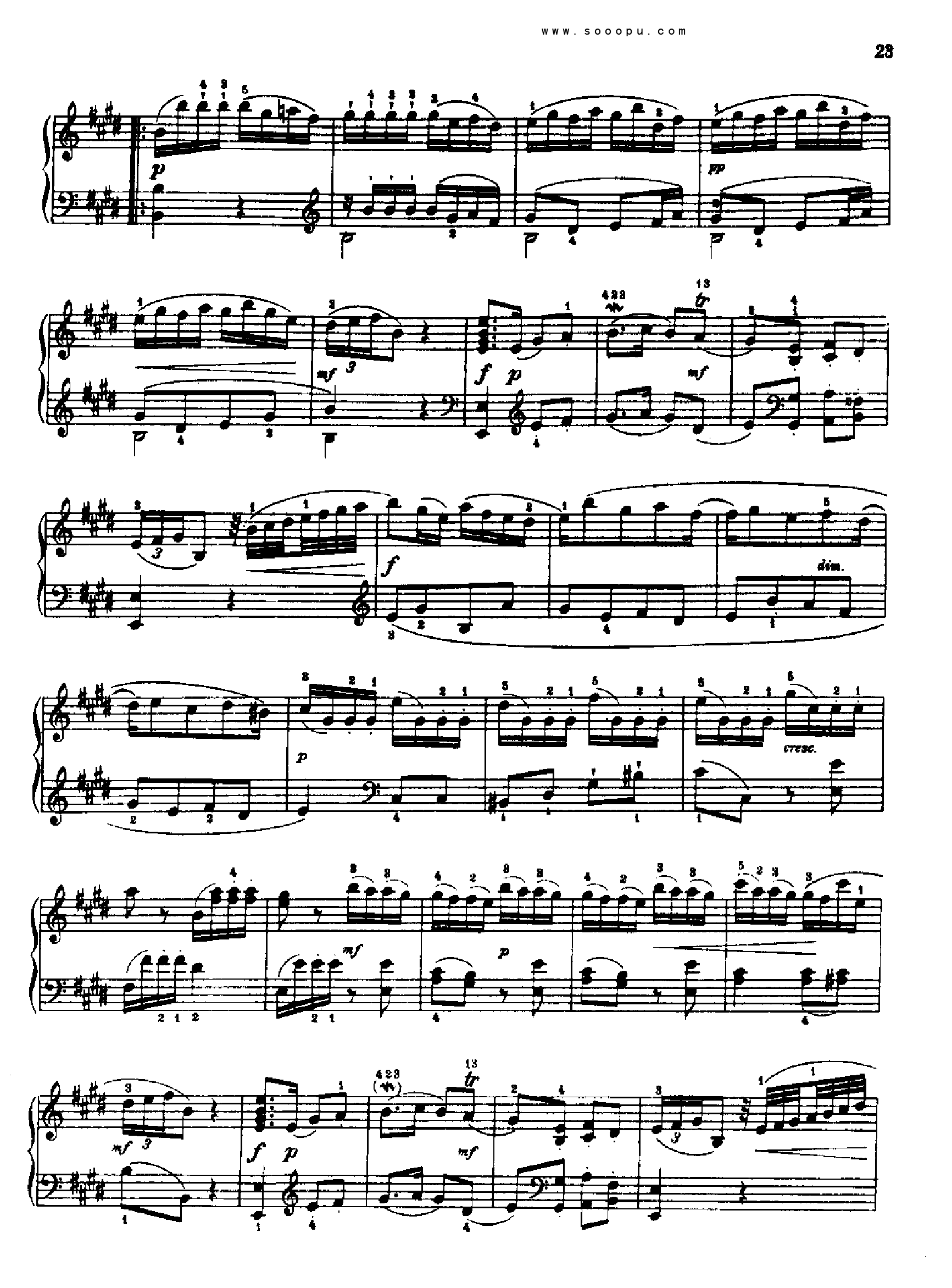 奏鸣曲三1767年出版 键盘类 钢琴钢琴曲谱（图2）